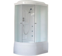 Душевая кабина Royal Bath RB 8120BK2-M 120х80 см, с матовыми стеклами, правосторонняя