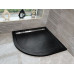 Душевой поддон WeltWasser WW TRR  90 STONE-BL 90х90 см черный с сифоном
