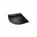 Душевой поддон WeltWasser WW TRR  90 STONE-BL 90х90 см черный с сифоном