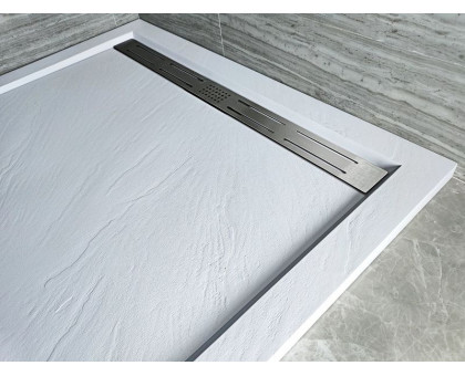 Душевой поддон WeltWasser WW TRS 14090 STONE-WT 140х90 см белый с сифоном