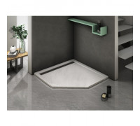Душевой поддон WeltWasser WW TRP 100 STONE-WT 100х100 см белый с сифоном