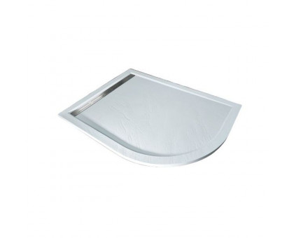 Душевой поддон WeltWasser WW TRR 10080 STONE-WT L 100х80 см белый с сифоном