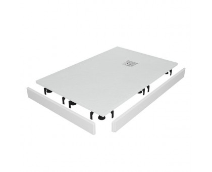 Душевой поддон RGW ST-W 90x100 см, прямоугольный, искусственный камень, белый (Комплект)