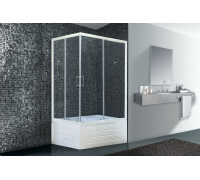 Душевой уголок Royal Bath RB 8120BP-T 120х80 см, с прозрачными стеклами, правосторонний