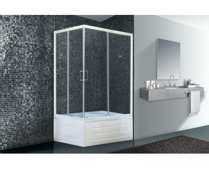 Душевой уголок Royal Bath RB 8120BP-T 120х80 см, с прозрачными стеклами, правосторонний